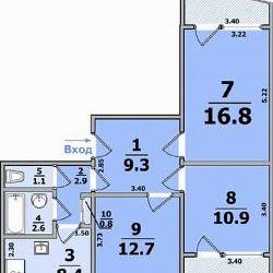Продам - Квартиры - Алексеевка, П.Поле